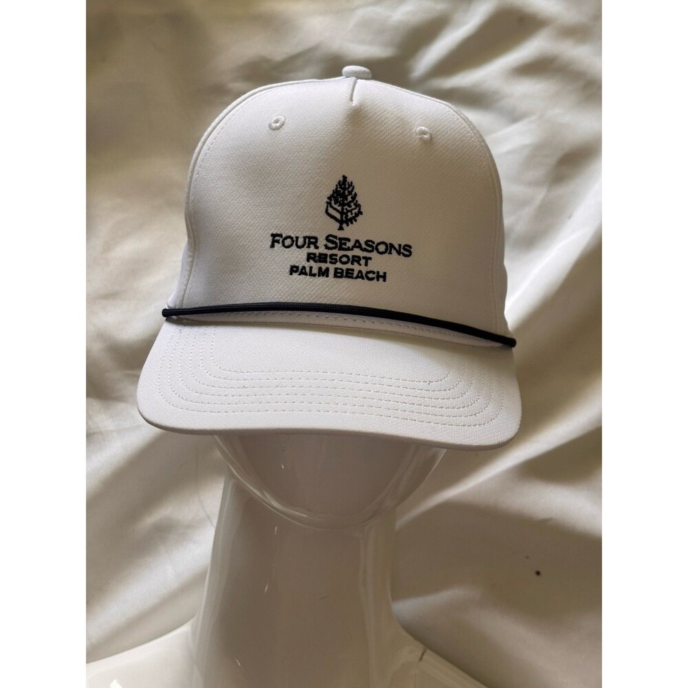Four Seasons Resort Hotel Palm Beaches Adjustable Golf Cap Hat White